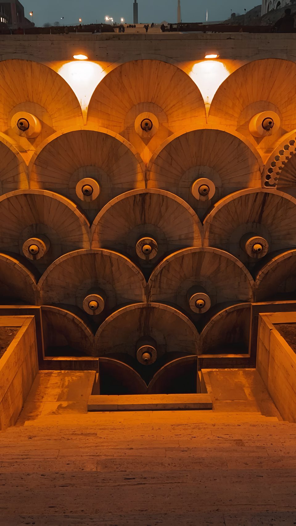 Cascade fountain detail, Yerevan