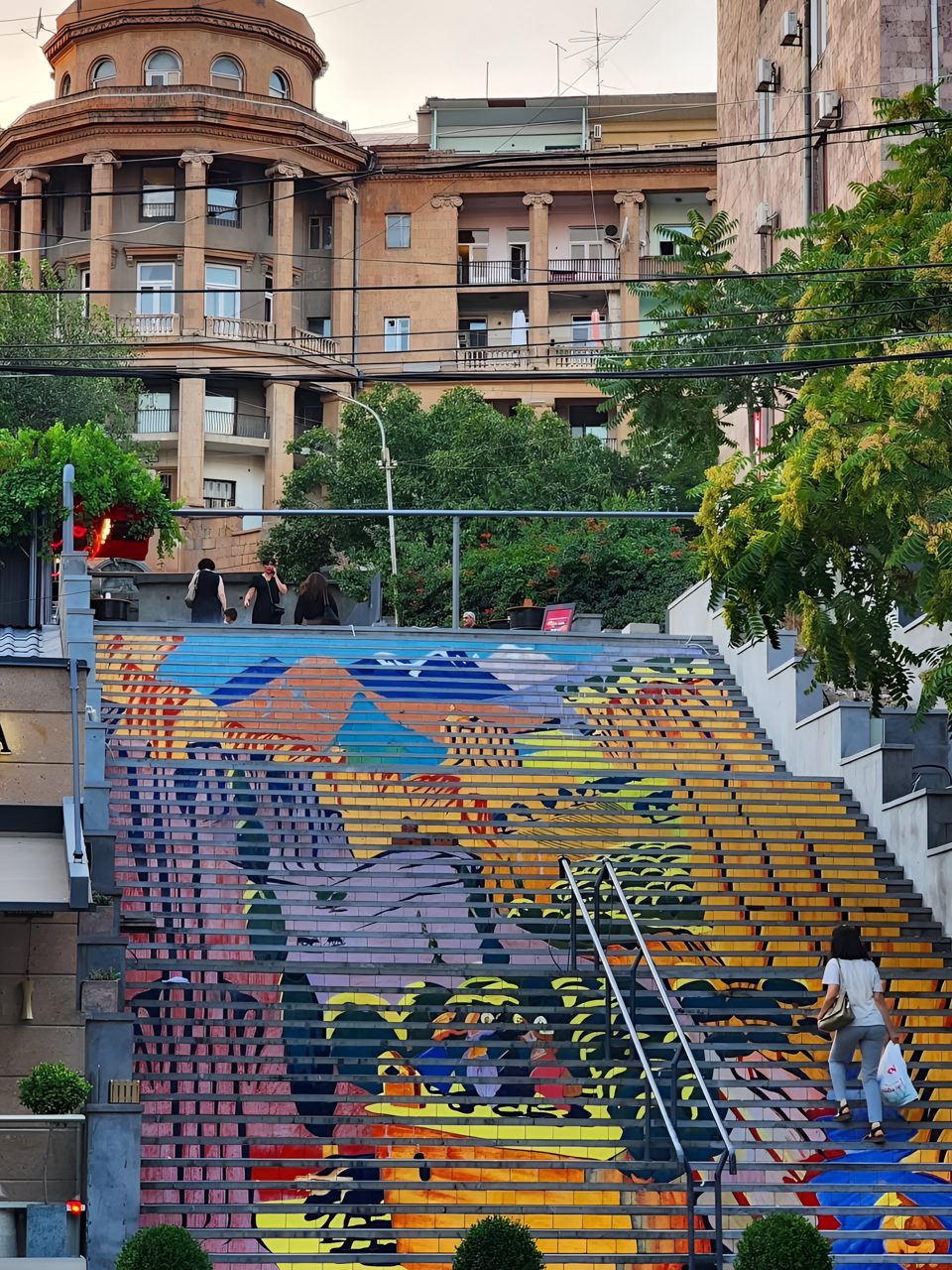 Painted stairs, Yerevan