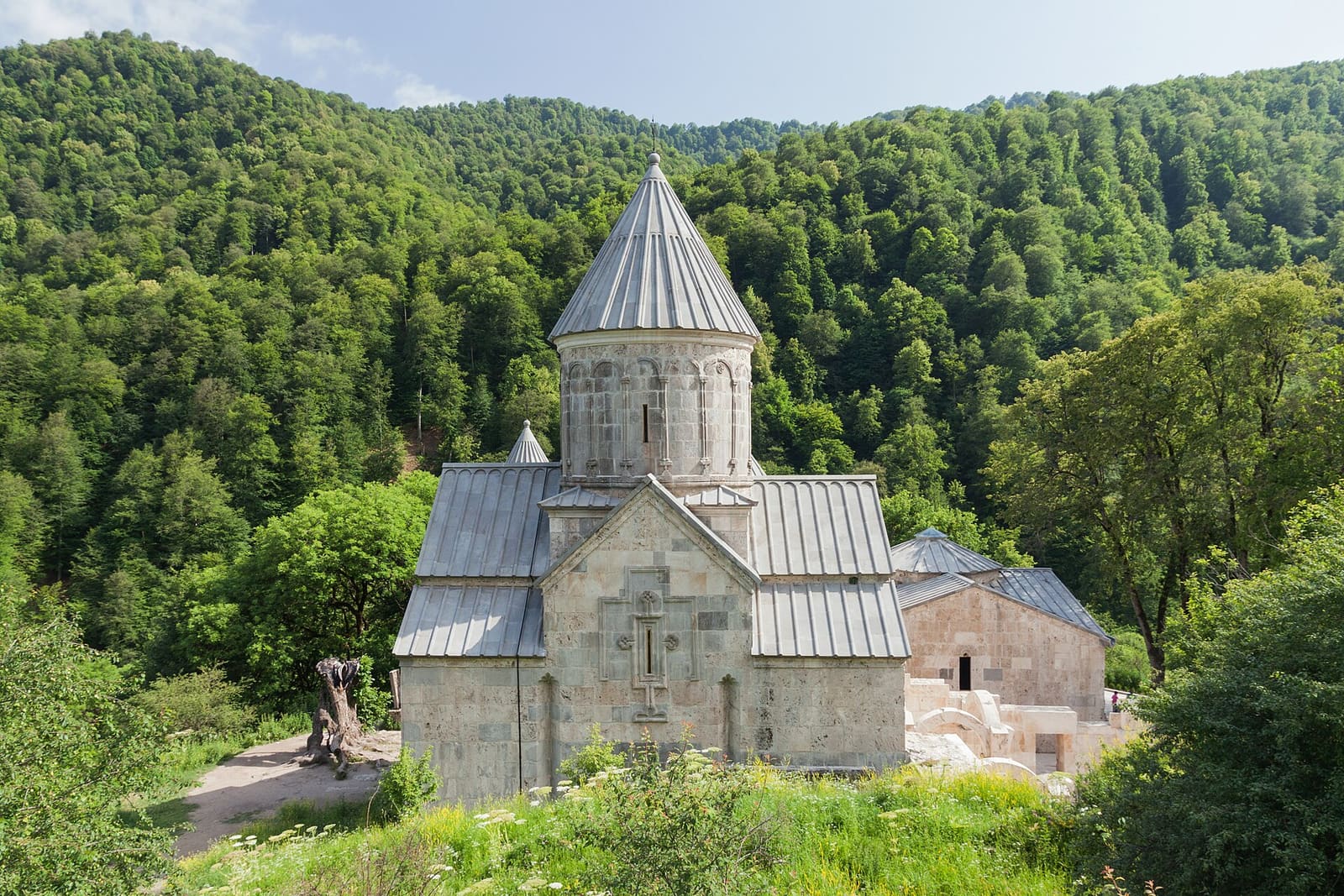 Haghartsin Monastery in the forest near Dilijan