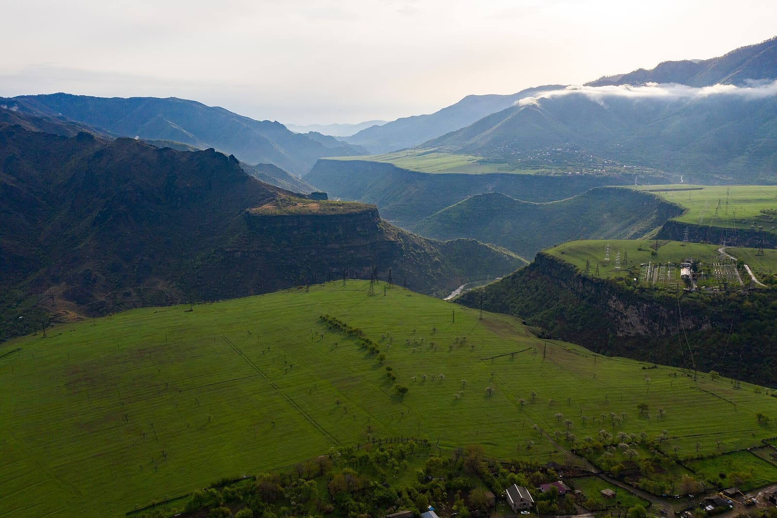 Debed canyon in Lori seen from Akner village